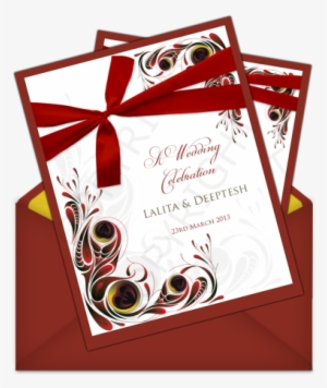 Letter Style Email Indian Wedding Invitation Design - New Year 2012 Greeting Cards