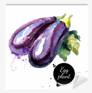 Hand Drawn Watercolor Painting On White Background - Water Color Of Vegetables