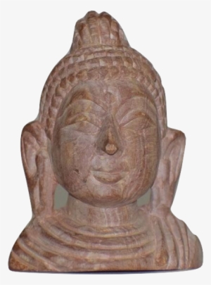 Handmade Lord Buddha Showpiece Brown Handicraft Stone - Bronze Sculpture