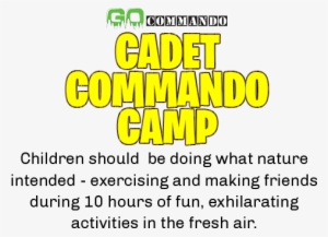 Cadet Camp Text - Portable Network Graphics