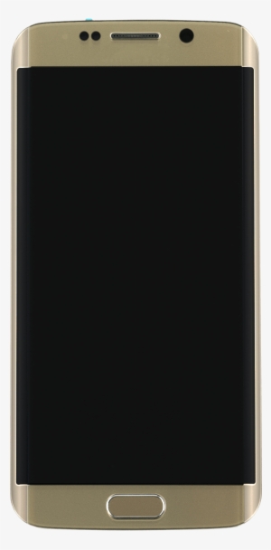 Galaxy S6 Edge Lcd Glass Replacement G925a Frame Gold - Png Mobile Frame Hd