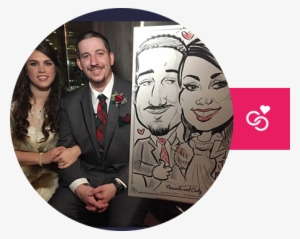 Classic Caricatures At A Wedding Reception - Epiphany