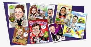 Caricatures Make Great Holiday Gifts, Birthday Gifts, - Banner