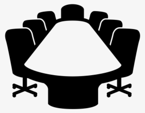 Meeting Icon Png Icon - Meeting Room Clipart Black And White