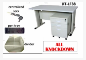 Jit-lf38 Office Table With Mobile Padestal - Computer Desk
