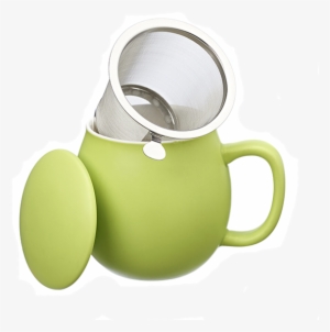 Camilla Tea Mug With Lid And Stainless Steel Infuser, - Mug