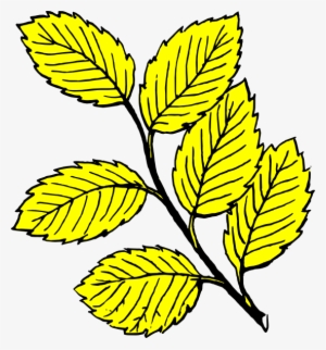 Leaves Light Clip Art At Clker - Leaves Drawing With Color