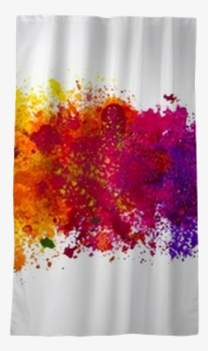 Abstract Artistic Watercolor Splash Background Blackout - Colours Of The Soul