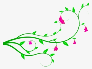 Vine With Flowers Clipart