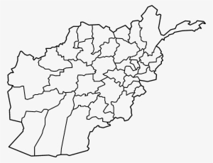 Afghanistan Provinces Blank - Afghanistan Map