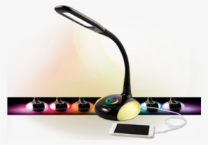 Color Spectrum Led Desk Lamp With Usb - Ottlite Colour Changing Base