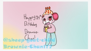 Brownie Clipart Happy Birthday - Birthday