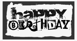 Happy Birthday Text Black Png - Happy Birthday Cool Words