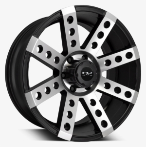Hd Off-road Deadwood Satin Black Machined Face - Alloy Wheels For Vw T6