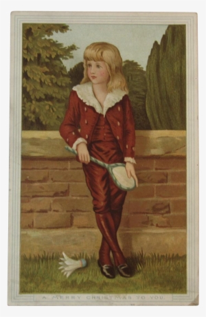Marcus Ward Christmas Card Victorian Chromolithograph - Picture Frame