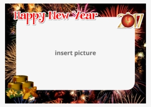New Year Fireworks Png Frame Download Now