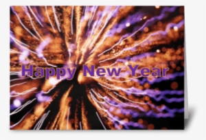 Happy New Year Greeting Card - Greeting Card