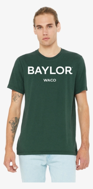 Baylor Bears Mens College Town Crew Neck Tee Alma Mater