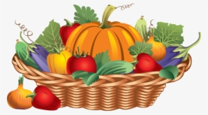 Basket Full Of Fall Vegetables - Basket Of Fruits And Vegetables Drawing