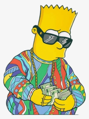 Largest Collection Of Free To Edit Dollars Stickers - Simpsons Hip Hop