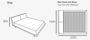 View All Configurations - Bed Head Dimensions