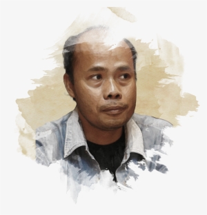 Adik Penyair Wiji Tukul Ini Berada Di Garis Depan Dalam - Watercolor Paint