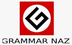 Grammar Nazi Symbol - Linguist Meme