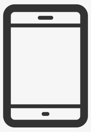 File Linecons Smartphone Outline Svg Wikimedia Commons - Cell Phone Black And White Clipart Iphone