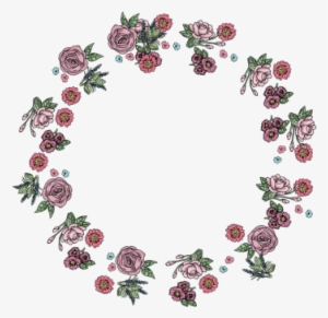 And Crafts, - Pink And Purple Flower Wreath Png