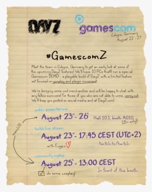 For Those Of You That Cannot Make It To This Year's - Dayz