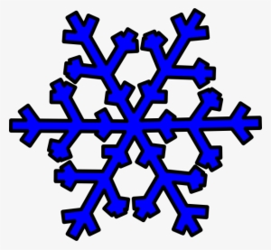 Clip Art At Clker Com Vector Online - Blue Snowflakes Clipart