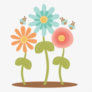 Png Flowers Svg Cut File Cute Files - Spring Clipart Cute