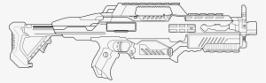 Collection Of Free Drawing Guns Design Download On - Nerf Coloring Pages