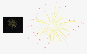 New Year Fireworks Png Clipart Free - Happy New Year Firework Png