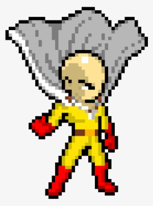 One Punch Man - One Punch Man Pixel Art