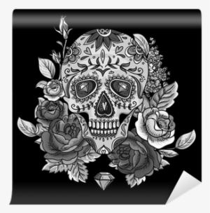 Png Freeuse Download Card Drawing Skull - Day Of The Dead 2017