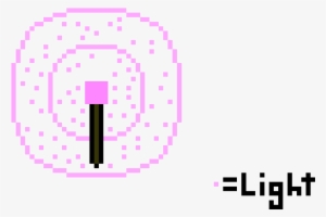 Cotton Candy Torch - Pixel Art Emoji
