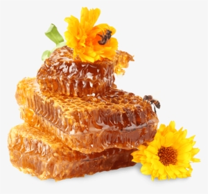 Naturally Pure Honey Straight - Honey And Bee Png