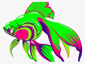 Goldfish Clipart Rainbow - Goldfish Flashcard