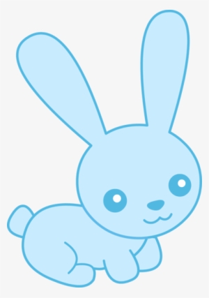 Blur Clipart Easter Bunny - Rabbit Draw Black And White
