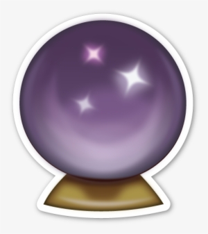 If You Are Looking For The Emoji Sticker Pack, Which - Crystal Ball Emoji Png