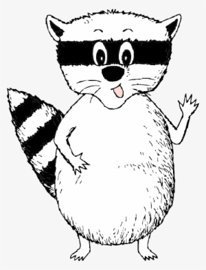 White Raccoon Svg Clip Arts 450 X 592 Px