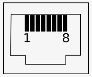 This Free Icons Png Design Of Rj45 With Pin Numbers