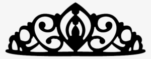 Transparent Queen Crown Tumblr - Princess Crown Clipart Black And White