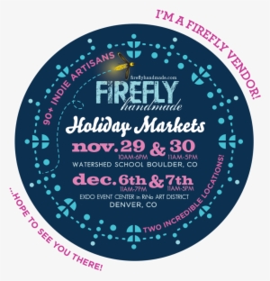 Firefly Handmade Boulder Co Holiday Show - Le Bonbon
