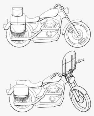 Free Vector Motorcycle Windshield Clip Art - Motorcycle