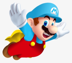 Ice Mario With Cape Png - New Version Super Mario Bros Unisex Hat Cap Mario Hat