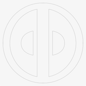 Deadpool Logo 2 Outline By Mr-droy - Circle