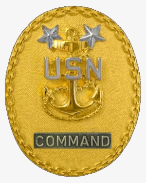 Badge Of A United States Navy Command Master Chief - Command Senior Chief Badge