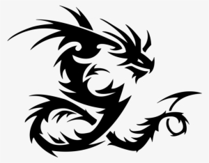 Chinese Dragon Art Japanese Dragon - Tribal Dragon